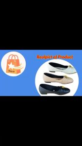Sepatu Flat shoes Wanita Polos Hitam Tanpa Hak Rendah Sol Lembut Nyaman LBR 01