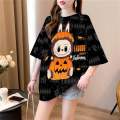 KAOS OVERSIZE LABUBU / BAJU LABUBU WANITA VIRAL / BAJU KAOS LABUBU VIRAL. 