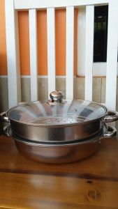 Panci Kukus 2 Susun Stainlees Steamer Panci Susun Steamer 28cm Kukusan Panci Siomay Dimsum dll