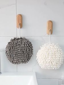 Japanese Chenille Wipe Hand Towel Ball/Absorbent Quick-Drying Towels (WITH HOOK)