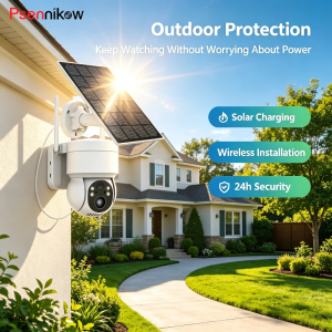4MP Solar Two-way Audio Band Cell WiFi PTZ Camera PIR Motion Detection Video Surveillance 4X Digital Zoom Color Night Vision