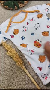 3 Pcs romper motif keroppy lucu jumper bodysweat