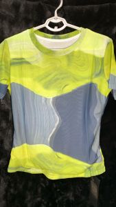 Áo thun voan lưới co dãn năng động tươi tắn