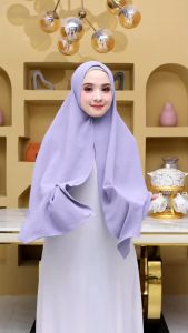 Hijab Pasmina Oval / Curve Bahan Katun Crincle Premium Ukuran 180 cm KY