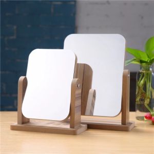 HD Makeup Mirror For Table 360 Degree Rotatable Cosmetic Desktop Mirror