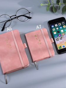 A7 Notebook Small Pocket Book Color Elastic Strap Portable Notebook Memo Portable Pocket Hand Ledger