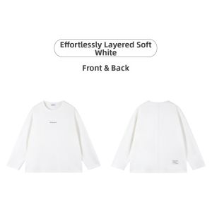 MUCMUKN | Antibacterial Full Cotton Long Sleeve T-Shirt for Kids