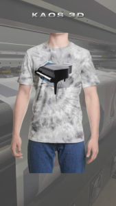 Kaos 3D 3 Dimensi Baby Grand Piano Premium Bangkok Thailand