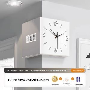 ARTPIONEER | Corner Wall Clock LCD Digital Calendar Display 2026 Model