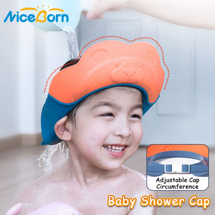 NiceBorn Baby Shower Cap for Kids Hair Washing Shield Toddler Bath hat ...