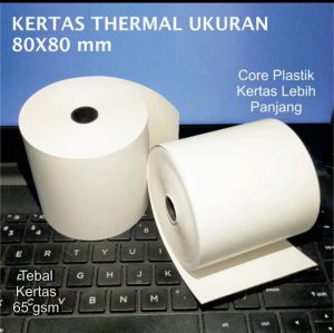 Kertas thermal 80x80 no antrian atau kertas parkir