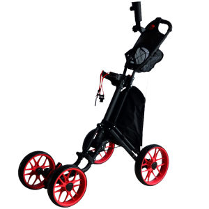 GP | Foldable Golf Trolley with Brake Umbrella and Bottle Holder
