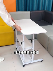 Bedside table Moveable lift small desk Student dormitory study desk Writing desk Home desk