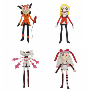 45CM Hazbin Khách Sạn Alastor Anime Hoạt Hình Sang Trọng Đồ Chơi Búp Bê Nhồi Bông Giáng Sinh Quà Tặng Sinh Nhật Cho Tất Cả Các Độ Tuổi PP Mềm Mại Đầy Bông