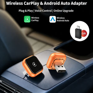 2-in-1 Wireless CarPlay for iPhone & Android Auto Converts Wired to Wireless CarPlay 2026 Upgrade Faster & Stable Connection