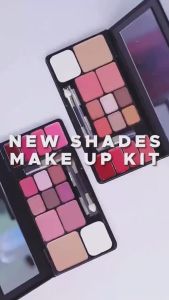 Viva Queen Make Up Kit Rustic - 4 in 1 TWO WAY CAKE BLUSH ON EYE SHADOW & LIPSTICK (tersedia 5 koleksi warna)