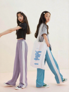 LOVESASAKIDS | Cool Sensation Seamless Waist Straight Leg Pants