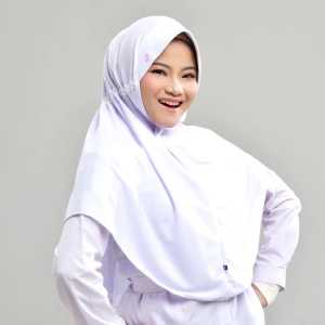 Rabbani | Kerudung Sekolah Rabbani - Kerudung Rabbani Pita Kebuka