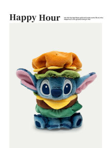 Licensed Lilo and Stitch Plush Keychain