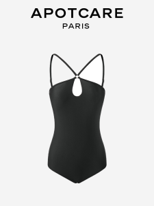 APOTCARE New 2025 Womens Bikini One-Piece Swimsuit Neck Hanging Backless Slimming Hot Spring Swimwear Comfortable Casual Style