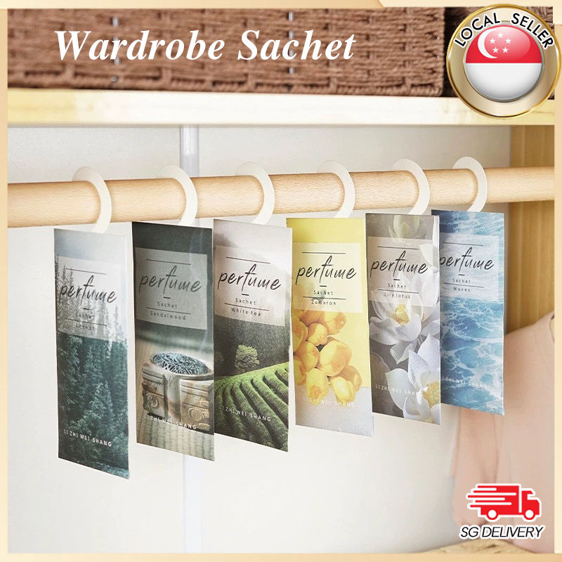 🇸🇬【SG stock】Wardrobe Sachet Wardrobe Freshener Hanging  Car Freshener Air Freshener Hanging Wardrobe Fragrance Bag Air Freshener Aromatherapy