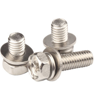 BAODEFENG | Iron Nickel-Plated Cross-Slot Hex Combination Screws