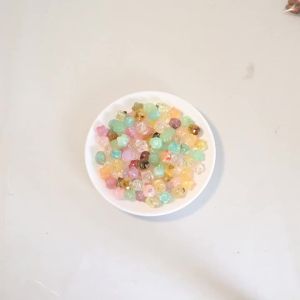 30pcs/lot Five-pionted Star Acrylic Beads Colorful Shading Loose Beads For Jewelry Making DIY Necklace Bracelet Accessories