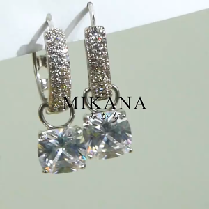 Mikana 14k White Gold Plated Chiharu Stud Earrings Accessories Jewelry For Women earing earings