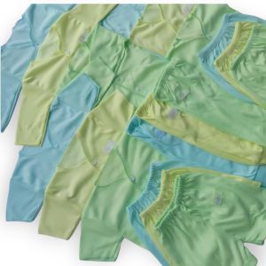 18 Pcs Setelan Baju Bayi Baru Lahir Polos Baju Celana Set Pakaian Bayi New Born Perlengkapan Bayi Baru Lahir Komplit Murah Paket Lahiran Bayi Laki Laki Perempuan 9 Setelan Bayi Baru Lahir Lengkap 0-3 Bulan Baby Gift Set Lucu -Pou Baby