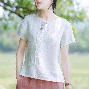 Lieoyuarn | Vintage Retro Style Womens T-shirt Short Sleeve Short