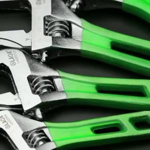 LAOA | LAOA High-Carbon Steel Adjustable Wrench Large Jaw Opening Lightweight Rustproof Spanner for Home Repair 6-12 Inch