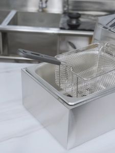 SUNATUR 顺然 6L Potable Stainless Steel Electric Deep Fryer 2500W Single Tank Electric Deep Fryer With Timer 电炸炉 油炸機 JPX-81T