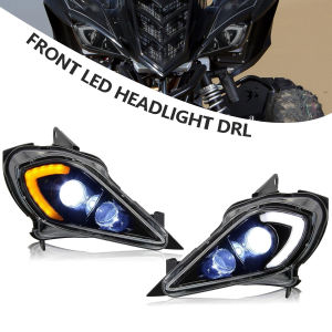 Công Tắc Đèn Pha LED Cho Yamaha Raptor 700 700R YFZ450 YFZ450R YFZ450X Wolverine 450 2006-2024 Với Đèn Xi Nhan DRL Bằng Nhôm Đúc