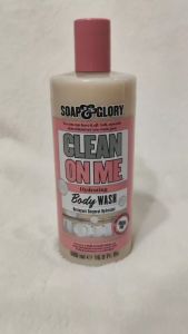 Soap & Glory Original Pink Clean On Me Body Wash Hydrating Shower Soap & Skin Cleanser with Bergamot & Rose Scented500mL
