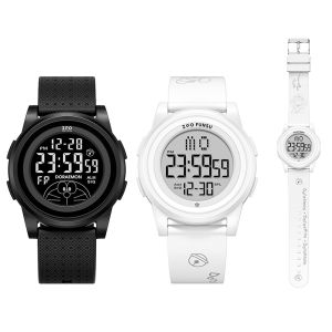 (With Box/44mm)100% Authentic Doraemon Watch for Kids Girls Boys Soft Strap Fashion Waterproof Watches Digital Watch Night Light function Scratch Resistant Cute Wristwatch for Kids Boys Children Watch Birthday Gift 8592 手表男生女生防水男生