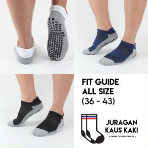 Kaos Kaki Bola Futsal Pendek Semata Kaki Anti Slip Trusox Grip Socks