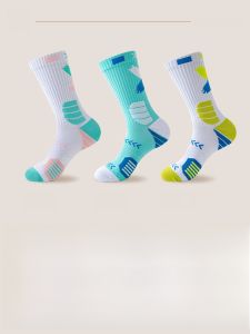 JINGCHI | Mens Basketball Socks Professional Thickened Absorbent Breathable Sports socks Mid-calf Running elite Anti-Odor Sweat Absorbent