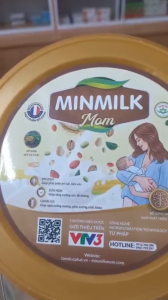 Sữa Hạt Ngũ Cốc Lợi Sữa Cao Cấp MinMilk Mom 650G - Cho Mẹ Sau Sinh Phục Hồi Giúp Sữa Về Nhiều Đặc Sánh Thơm Ngon