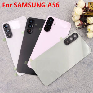 Original Back Glass For Samsung Galaxy A56 A 56 5G A566B Battery Cover Rear Door Housing Panel Repair Parts & Camera Lens Frame