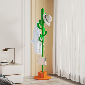 Cactus Coat Rack Floor Bedroom Hanger Storage Rack Living Room Simple Modern Hang Drying Hanger Solid Wood Hanger