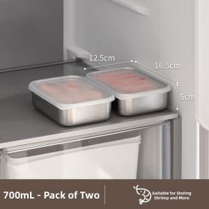 LANJIAOLUO | Stainless Steel Airtight Food-grade Preservation Box