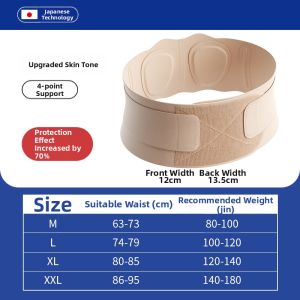 Ultra-thin Female-specific Lumbar Disc Herniation Support Belt for Long Sitting