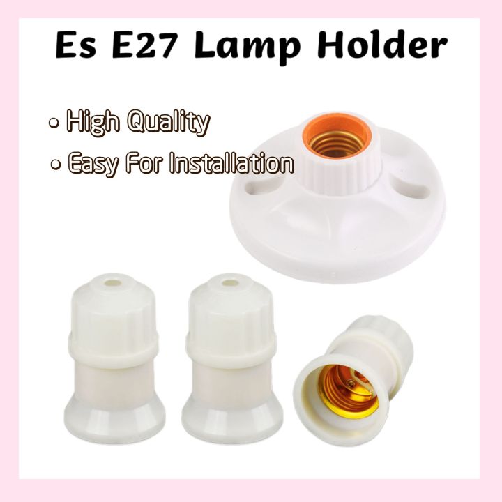 Es Lamp Holder E27 Lampu Holder Lazada