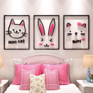 (ตรงปก) กรอบรูปกระตาย แสนน่ารักที่ใช้ติดผนัง มีแบบให้ติดตาม กาวเหนียวแน่น เหมาะสำหรับตกแต่งบ้านหรือภายในห้อง ราคาถูก ตรงปก ติดง่าย