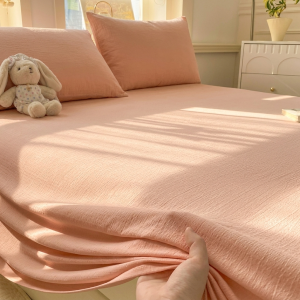 KAMONI | Bộ Drap Giường Hai Lớp Vải Voan