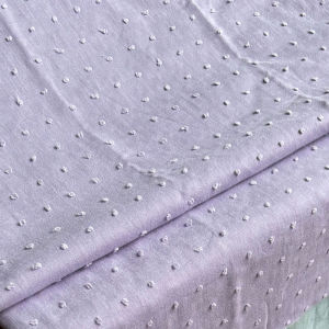 Summer Thin Jacquard Dotted 100% Cotton Solid Color Fabrics For Sewing Woman Shirt Dresses Bed Sheet Cushion Baby Sleepwear Hat