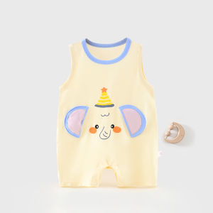 JoynCleon | Air Conditioning Lightweight Sleeveless Romper for Babies