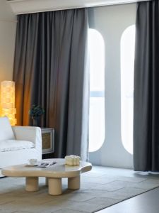 With Ring Blackout Curtain for Living Room Bedroom Kurtina Curtain Plain Home Decor Window Room Door Elegant Window Draperies Curtains Makapal At Mahaba 1Pcs Thick Curtain COD For Home Decor Window Room Door