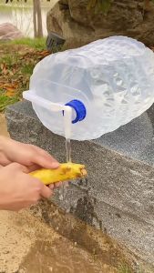 Foldable Water Container Collapsible Water Bag Portable Water Storage Folding Bucket Outdoor Camping