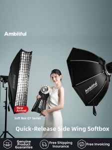 AMBITFUL | Quick Assembly Portable Softbox for Studio Outdoor Fill Light